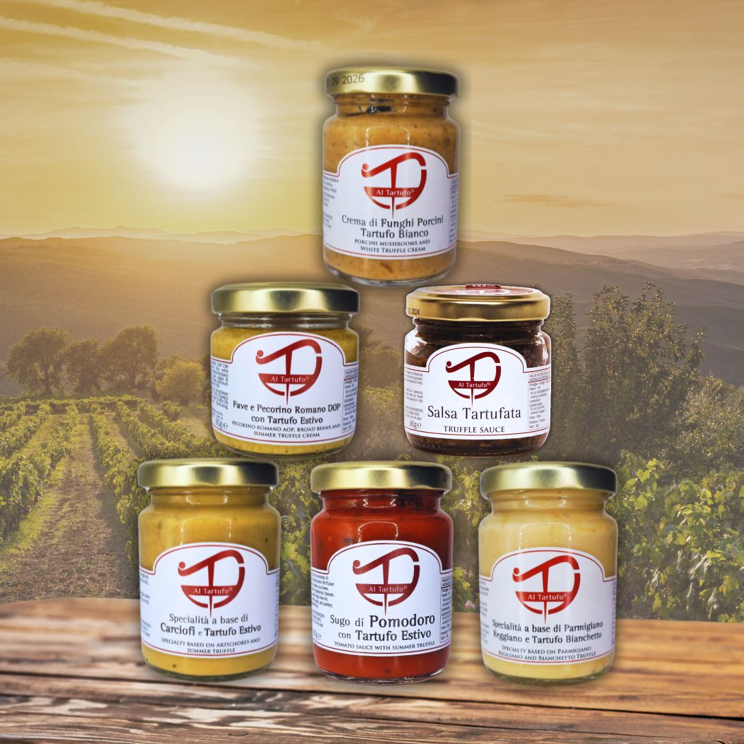 Truffle Cream Box - 6 Jars of real Truffle taste + COOKBOOK