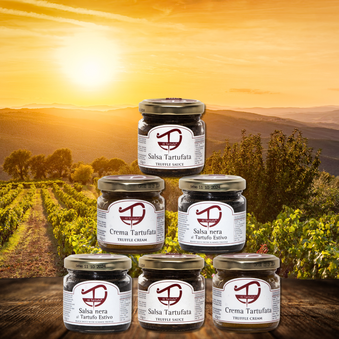 Truffle Sauce Box - 6 Jars of real Truffle taste + COOKBOOK